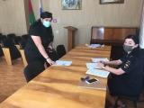 Рабочая встреча отделения по вопросам миграции отдела МВД России по Брюховецкому району с работодателями