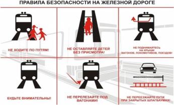Администрация Батуринского сельского поселения напоминает о соблюдении правил  безопасности при переходе через железнодорожные пути