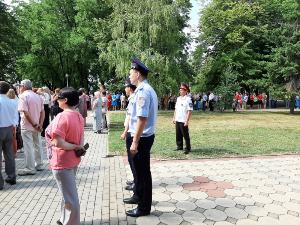 Полицейские обеспечили охрану общественного порядка при проведении митинга, посвященного Дню памяти и скорби