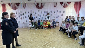 Встреча дошколят с сотрудниками полиции в Брюховецком районе