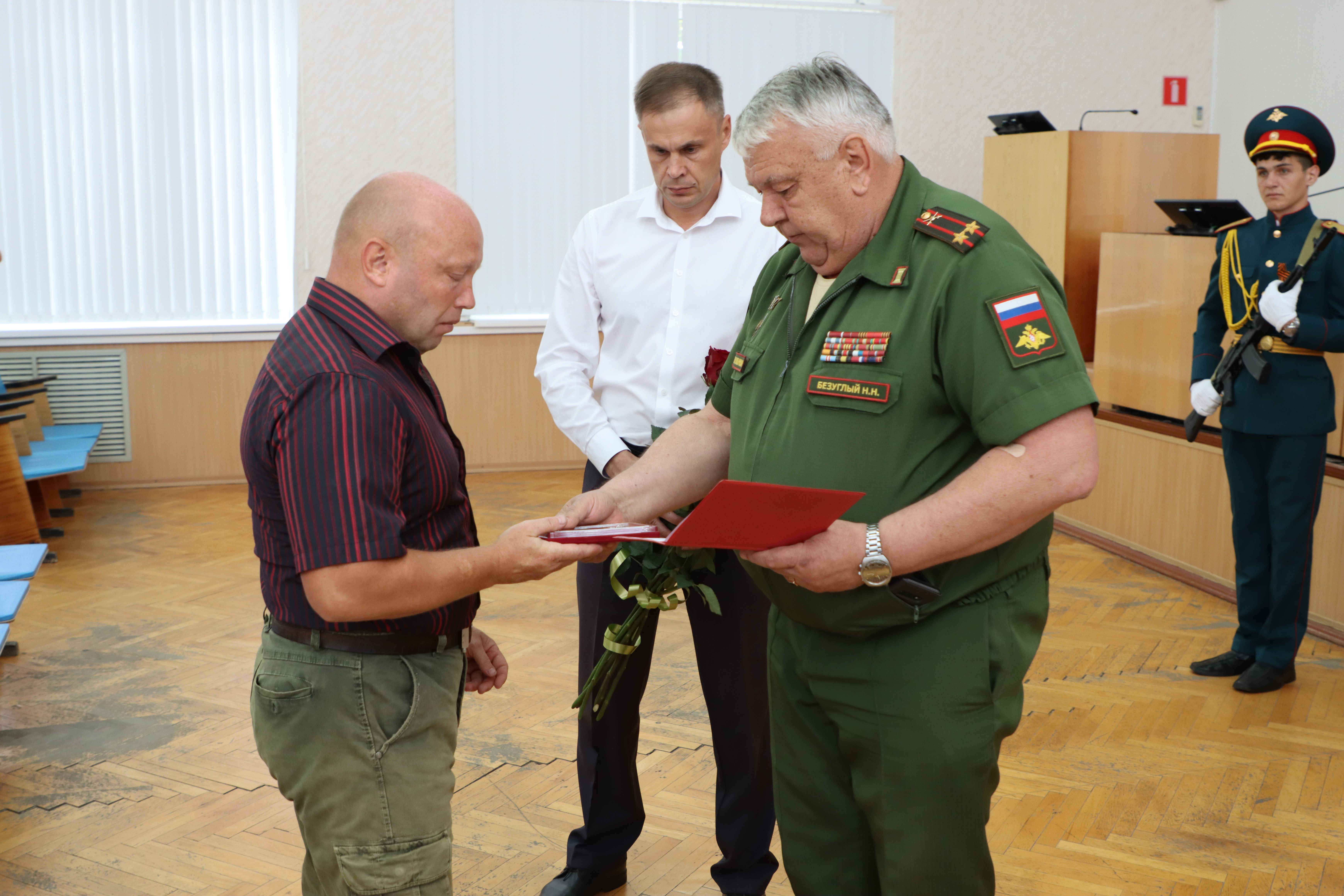 Благодарность военного комиссара Брюховецкого и Каневского районов
