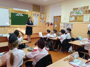 Урок безопасности дорожного движения в Брюховецком районе