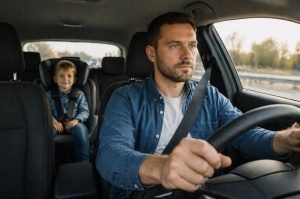 Отвлечение за рулём – одна из причин ДТП с детьми-пассажирами