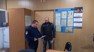 В Брюховецком районе общественник проверил работу дежурной части 