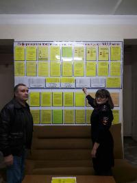 В Брюховецком районе общественник оценил качество предоставлению госуслуг по линии ОГИБДД