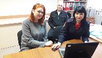Полицейские Брюховецкого района провели мастер-класс по предоставлению государственных услуг в электронном виде