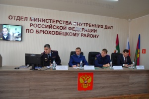   В Отделе МВД России по Брюховецкому району подведены итоги оперативно-служебной деятельности за 2023 год