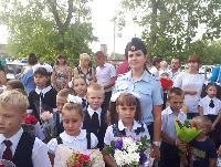 Полицейские Брюховецкого района обеспечили безопасность Дня знаний 
