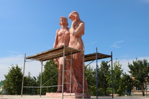 В Большом Бейсуге реконструируют мемориал