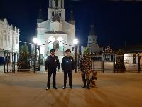 Брюховецкие полицейские обеспечили охрану общественного порядка при проведении Пасхи Христовой