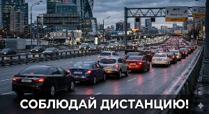 Госавтоинспекция Брюховецкого района напоминают водителям о необходимости соблюдения дистанции между транспортными средствами