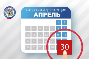 Задекларировать свои доходы необходимо не позднее 30 апреля 2026 года
