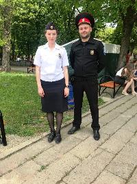 Полицейские Брюховецкого района обеспечили охрану общественного  порядка на День Весны и Труда.