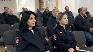 В Отделе МВД России по Брюховецкому району состоялось отчётное собрание ветеранской организации