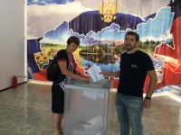 Продолжается голосование на выборах в органы местного самоуправления муниципального образования Брюховецкий район