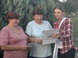 На территории Брюховецкого района продолжается адресное информирование