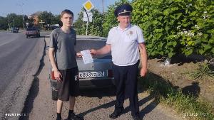 В Брюховецком районе проведено рейдовое мероприятие, направленное на предупреждение дорожно-транспортных происшествий