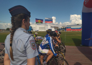 Полицейские обеспечили охрану общественного порядка при проведении Лично-командного первенства Краснодарского края по велосипедному спорту 