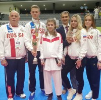 Брюховецкие спортсмены в составе сборной России завоевали золотые медали на Чемпионате Мира по карате