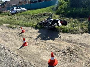 В ДТП пострадал несовершеннолетний водитель мотоцикла