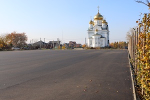 В Брюховецкой обновляют площадку для станичников