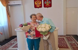 Золотую свадьбу» отметили жители станицы Переясловской 