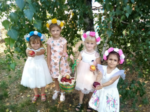 В детских садах района отметили Яблочный спас