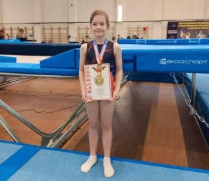 Золото - в копилку наших батутистов!