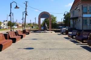 В Чепигинском сквере установили скульптуру кошевого атамана  