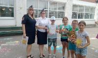 Полицейские  совместно с общественниками Брюховецкого района присоединились к социальной кампании «Марафон детской дорожной безопасности»