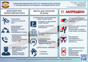 В целях обеспечения безопасности населения в условиях угрозы применения артиллерии, авиации и беспилотных летательных аппаратов (БПЛА) необходимо: