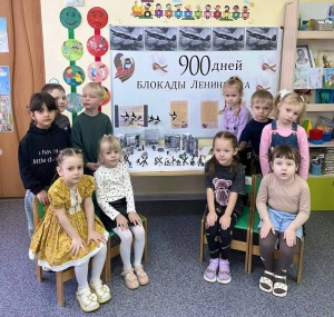 Воспитанники детского сада «Ивушка» воссоздали блокаду в миниатюре
