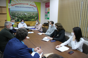 Состоялось первое организационное заседание территориальной избирательной комиссии Брюховецкая