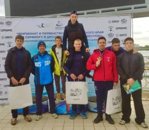 Брюховецкие серферы завоевали четыре медали на Чемпионате и первенстве Кубани