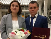 Брюховецкую семью Галаган наградили за победу во Всероссийском конкурсе 