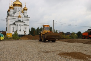 Ремонт площадки в мкр. Южный продлжается