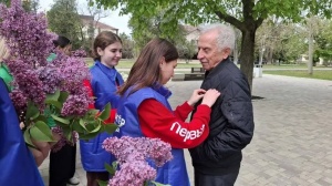 В Брюховецком районе проходит традиционная акция «Георгиевская лента»