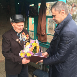 Николай Трофимович Курдыбайло отметил свое 95-летие