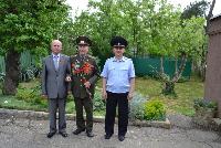 Полицейские Брюховецкого района поздравили ветеранов Великой Отечественной войны в преддверии Дня Победы
