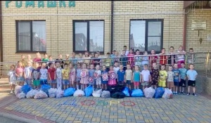 Дошколята из «Ромашки» приняли участие в экологической акции
