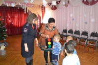 В Брюховецком районе правоохранители встретились с детьми детского сада «Кубаночка» в рамках мероприятия «Пешеходный переход»