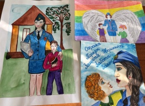 Полицейские подвели итоги районного этапа конкурса детского творчества 